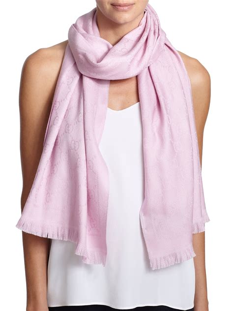 gucci wool scarf pink|conscious gucci scarf.